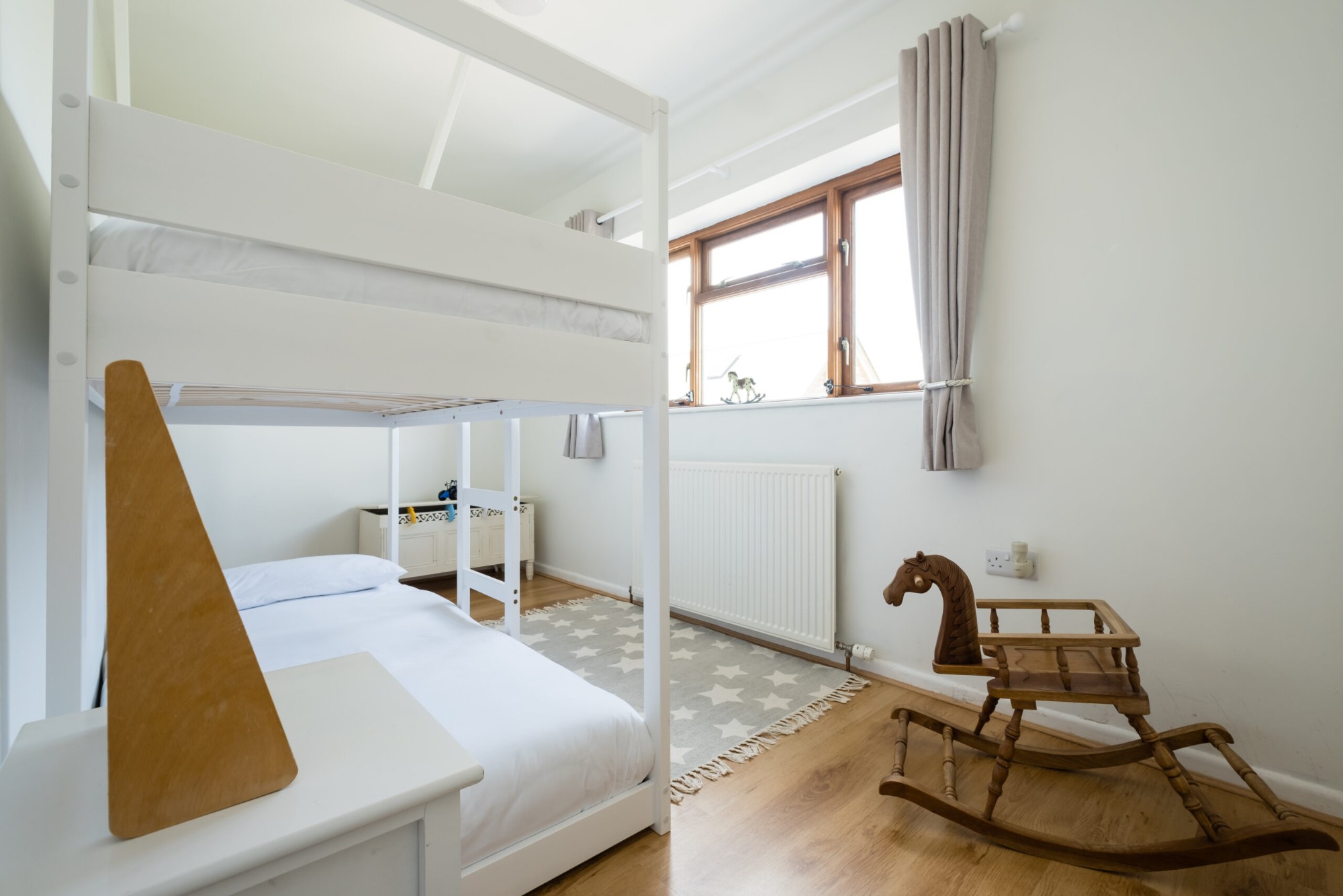 Bunk bedroom in the main house, ideal for children